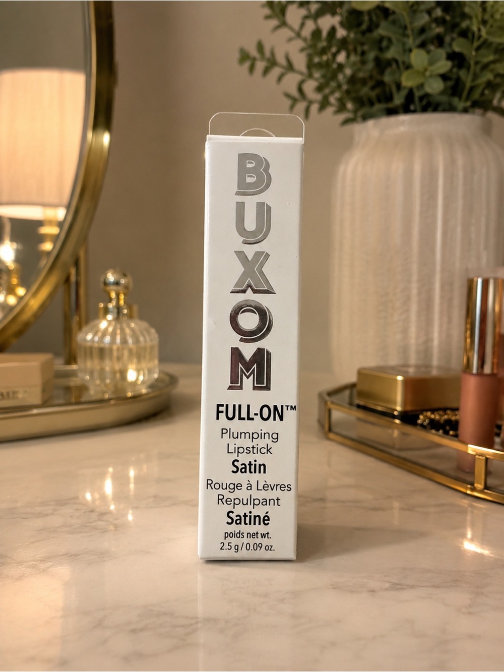 Buxom Satin Full-On Plumping Lipstick Skin Tease